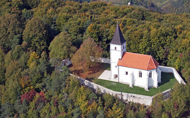 Wall Mural - Chapel of St. Wolfgang in Vukovoj, Croatia