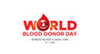 © New concept & ideas - World blood donor day awareness.