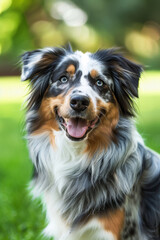 Wall Mural - American Shepherd dog