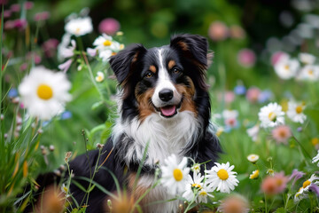 Wall Mural - American Shepherd dog