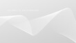 © StudioHaxe - Futuristic gray white abstract background with shining wave lines pattern for banner, wallpaper, cover. Vector illustration
