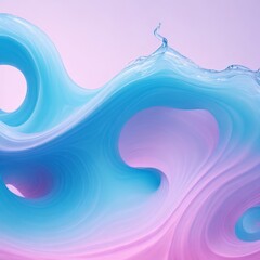 Wall Mural - A abstract background with waves. AI generated