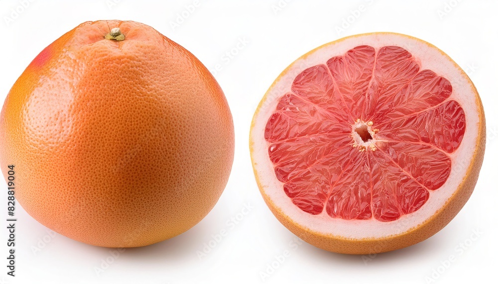 grapefruit - Citrus × paradisi - is a subtropical citrus tree known for ...