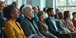 © Armin - An engaged audience seated and attentively listening during a formal event, highlighting the importance of knowledge sharing and active participation in a professional setting.