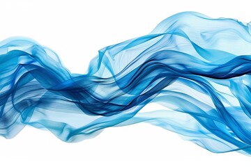 Wall Mural - High quality blue water wave abstract background isolated on white for design projects