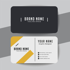 abstract blue visiting card layout design template