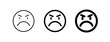 © Totto House - Editable upset, angry, mad expression emoticon vector icon. Part of a big icon set family. Part of a big icon set family. Perfect for web and app interfaces, presentations, infographics, etc