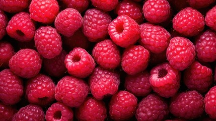 Sticker - Raspberries flat UHD Wallpaper