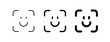 © Totto House - Editable face id, facial recognition vector icon. Part of a big icon set family. Perfect for web and app interfaces, presentations, infographics, etc