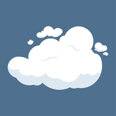 Wall Mural - fluffy clouds , Vector illustration EPS 10