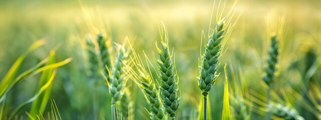 green wheat field