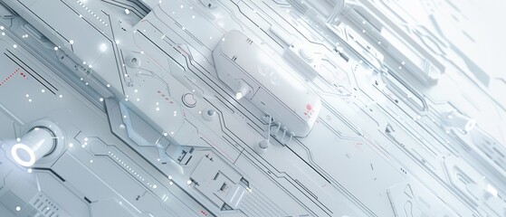 white futuristic background design concept header web cover poster banner presentation template