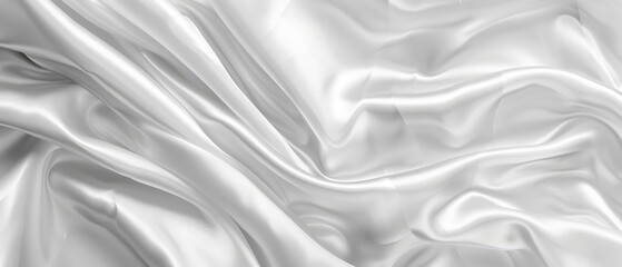 white gray satin texture that is white silver fabric silk panorama background with beautiful soft blur pattern natural design concept header web cover poster banner presentation template
