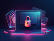 © Akilmazumder - Internet and data security, Cybersecurity and privacy concepts to protect data. Lock icon and internet network security technology. digital security background, Cloud and Hosting Security