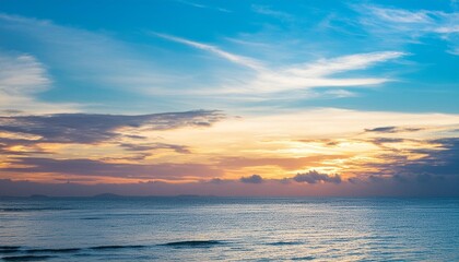 Wall Mural - blurry colorful sunset sky background