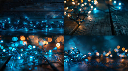 Canvas Print - christmas lights