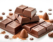 © HuntersLK - A poster for world chocolate day with chocolates in the background