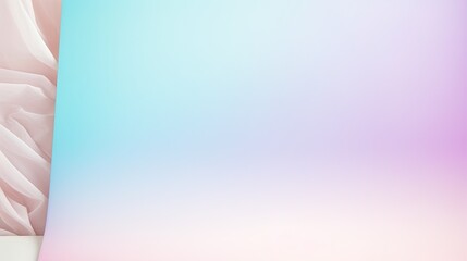 Fototapete - A mesmerizing pastel ombre background with a gradient blur and glassmorphism effect