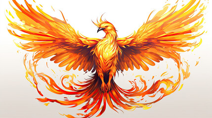 Wall Mural -  Fire Phoenix 