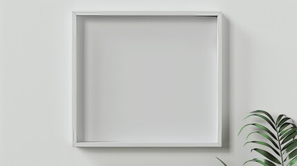 Frame mockup, in style of product mockup, close-up view. 