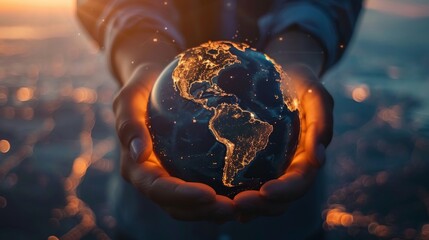 Global world business development inspiration team wallpaper background