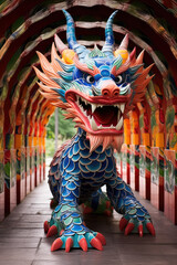 Traditional Dragon Sculpture