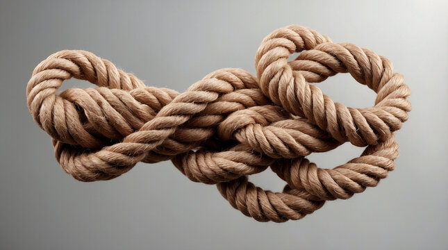 rope tied in an overhand knot