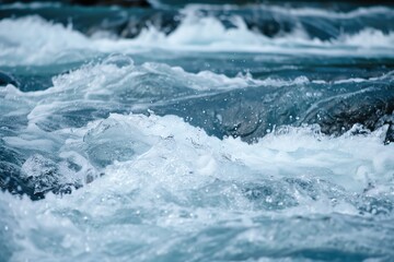 Canvas Print - a river in iceland