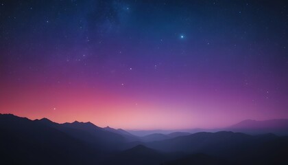 Blurred gradient background with stars and beautiful colours environment
