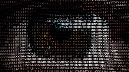 Eye Pupil biometric scan Identity stealth hacker background 4K resolution
