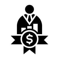 Sticker - Financial Advisor Icon