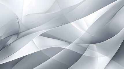 Wall Mural - grey white abstract background geometry shine and layer element vector for presentation design.