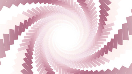 Canvas Print - abstract background in the form of a spiral or tunnel in space. motion. symmetrically placed bricks 