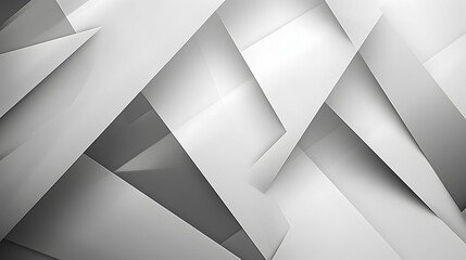 Wall Mural - grey white abstract background geometry shine and layer element vector for presentation design.