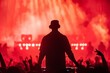 © LimeSky - Afrojack performing at Creamfields Festival with crowd silhouette