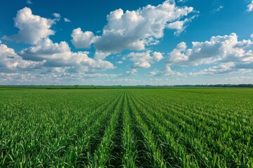 Sticker - Aerial view of sugarcane fields