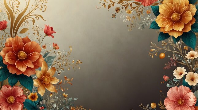 Original name(s): Luxurious Greeting Background Flowers 