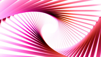 Wall Mural - colorful laser lines of hi-tech neon spiral background. design. neon spinning rays in corridor.