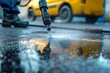© LimeSky - Driveway pressure washed up close