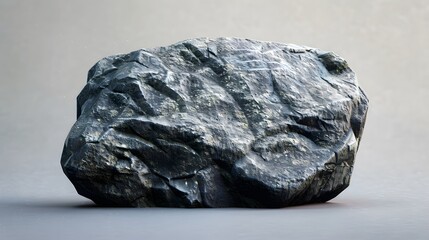 the detailed texture of a rough stone, centered with sharp detail and a plain background.