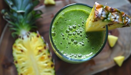 Sticker - Smoothie made with green pineapple