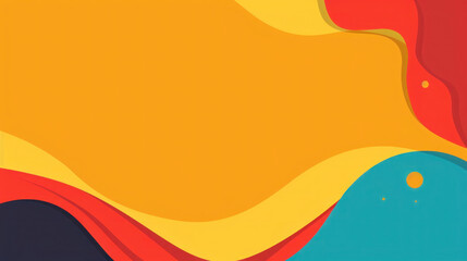 Canvas Print - abstract background with waves