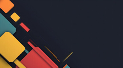 Wall Mural - background with arrows