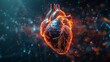 © Media Srock - Concept of Health, Science and Modern Knowledge: Digital heart is shown in an abstract animation