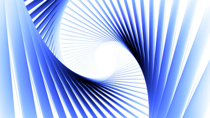 Wall Mural - abstract animation of glowing light lasers creating tunnel effect. design. flying in the futuristic 