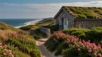 house on the coast