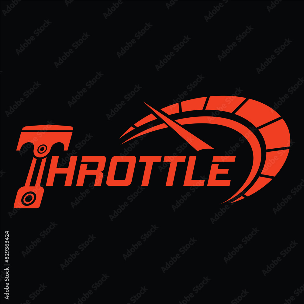 Throttle Hign Icon throttle logo design icon vector Stock Vector | Adobe Stock