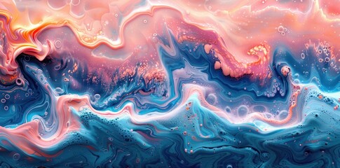 Wall Mural - Abstract liquid texture background