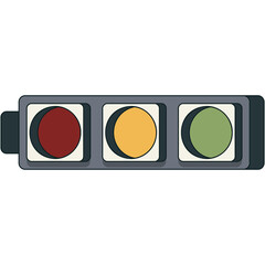 Sticker - Race Traffic Light Sticker