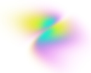 Fototapete - Blue yellow, color gradient rough abstract background shine bright light and glow shapes empty space , grainy noise grungy texture on transparent background